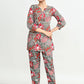 Joban Fashion Beautiful Maroon & Green Cotton Cod Set - Swadesiicart