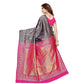 Vamika Banarasi Jaquard Blue Weaving Saree (BANARASI 02) | Swadesiicart