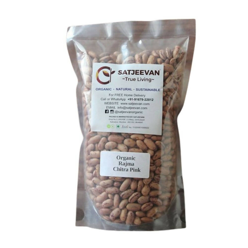 Satjeevan Organic Rajma Chitra Pink - Swadesiicart