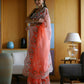 Vamsee Sanyogita Sanyogita - Orange Organza Saree - Swadesiicart
