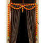 Tied Ribbons Yellow & Orange Door Hanging Garland Toran with Bells | Swadesiicart