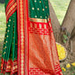 Shree Shyam Fashion Green Soft Silk Saree