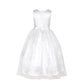 Asmaani Baby Girl's White Satin A-Line Maxi Full Length Dress (AS-DRESS_22001)