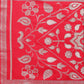 Shree Shyam Fashion Devistuti Red White Linen Cotton Saree