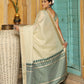 Shree Shyam Fashion Green Linen Saree