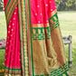 Shree Shyam Fashion Pink Soft Silk Saree
