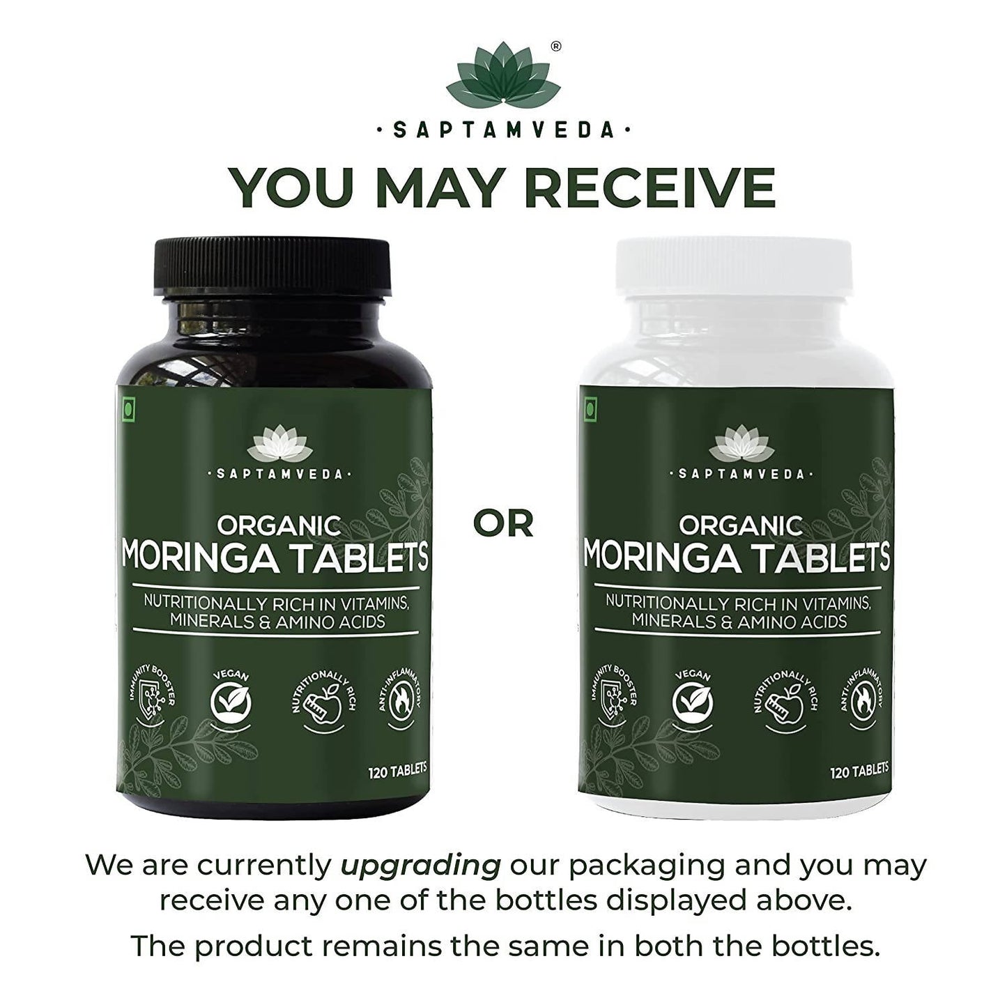 Saptamveda Organic Moringa Tablets