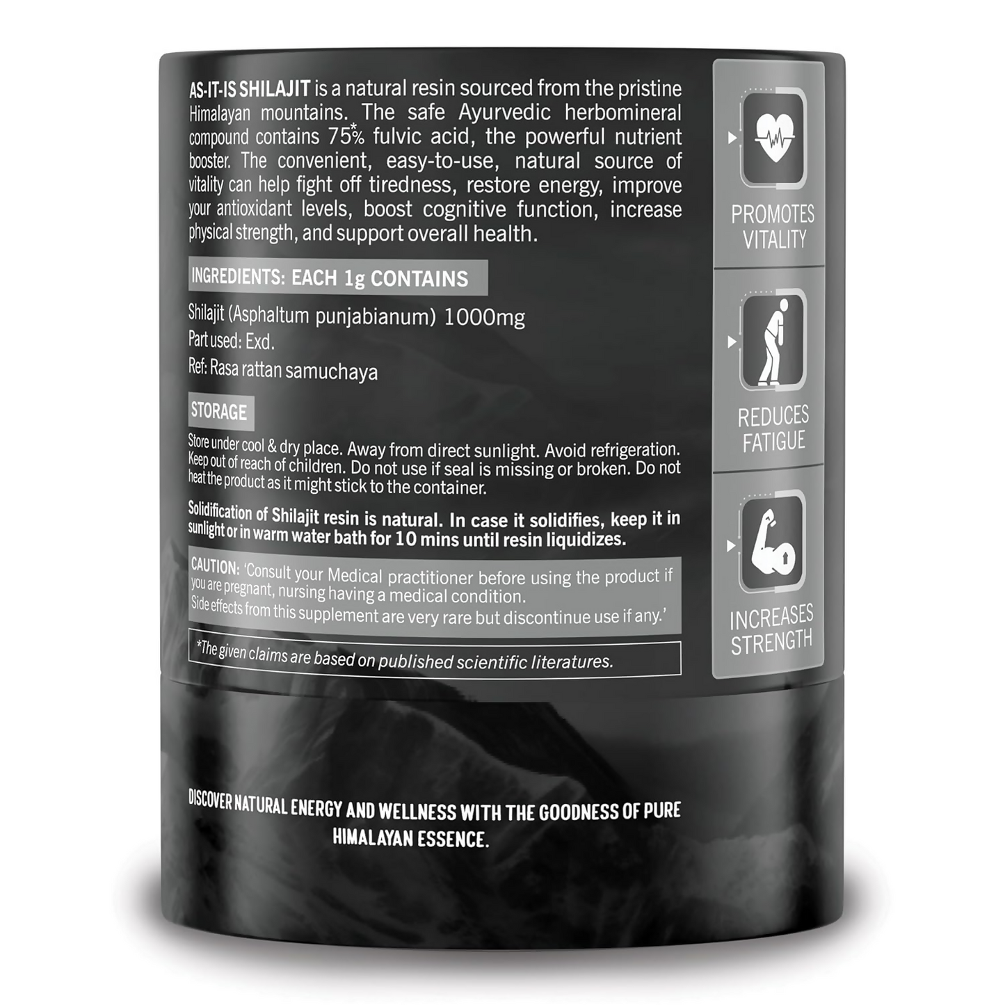 AS-IT-IS Nutrition Pure SJ 100% Natural Himalayan Resin | Swadesiicart