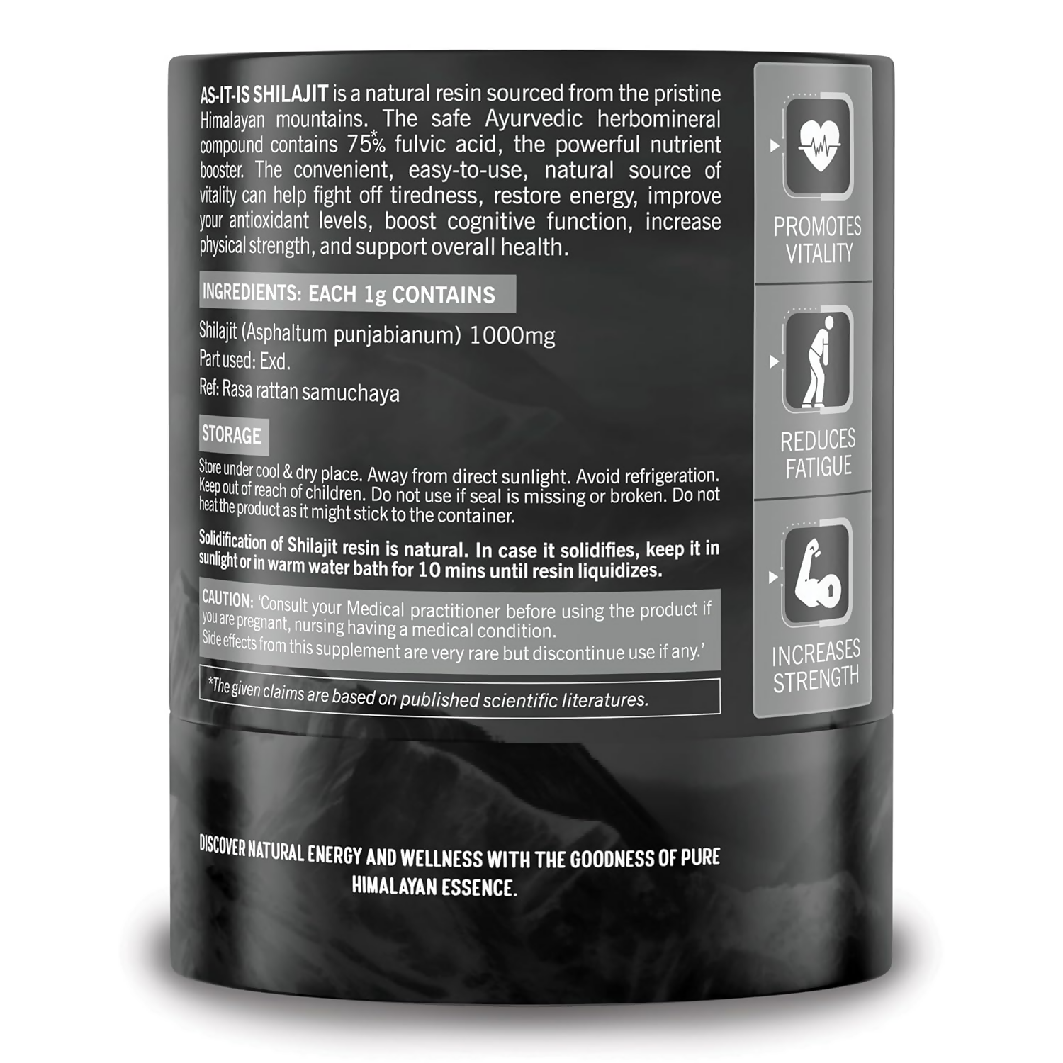 AS-IT-IS Nutrition Pure SJ 100% Natural Himalayan Resin | Swadesiicart