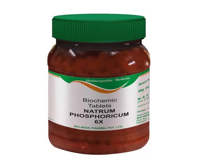 Bio India Homeopathy Natrum Phosphoricum Biochemic Tablets | Swadesiicart
