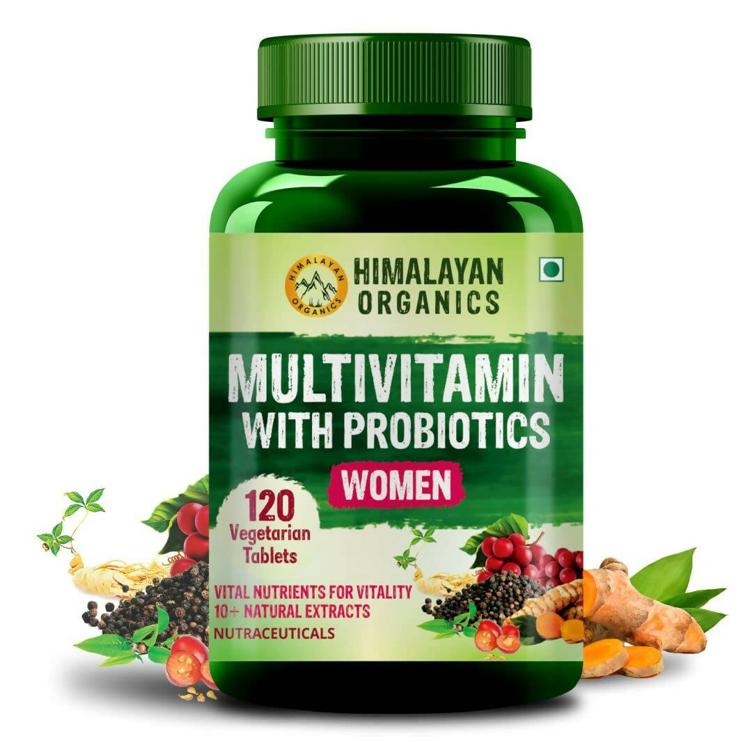 Himalayan Organics Multivitamin With Probiotics Tablets For Women | Swadesiicart