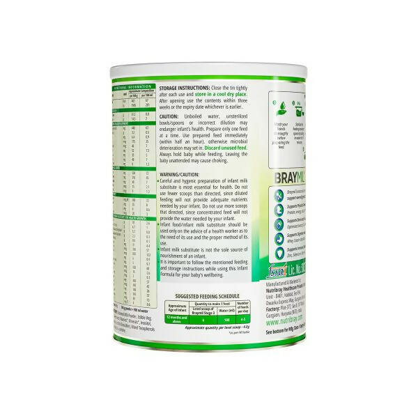 Braymil Follow Up Formula 3 Powder From 12 Months & Above | Swadesiicart