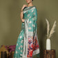 Shree Shyam Fashion Linen Cotton Rama Green Saree