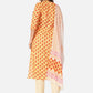 NOZ2TOZ Women Yellow Cotton Kurta with Pant & Dupatta (3pcs Set) - Swadesiicart