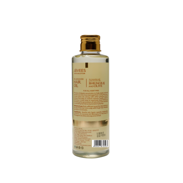 Jovees Bhringraj & Olive Bio- Advanced Hair Oil - Swadesiicart