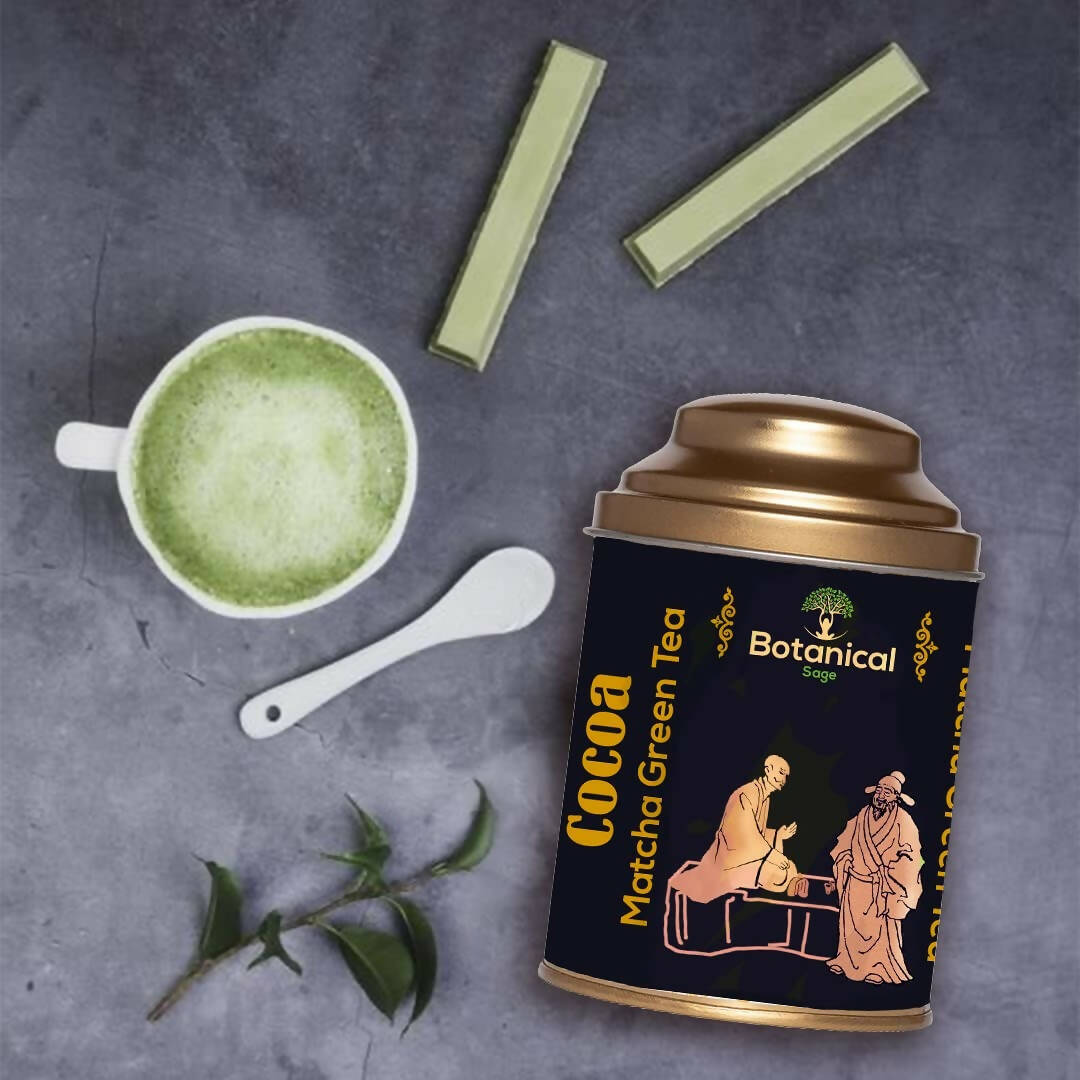 Botanical Sage Cocoa Matcha Green Tea | Swadesiicart