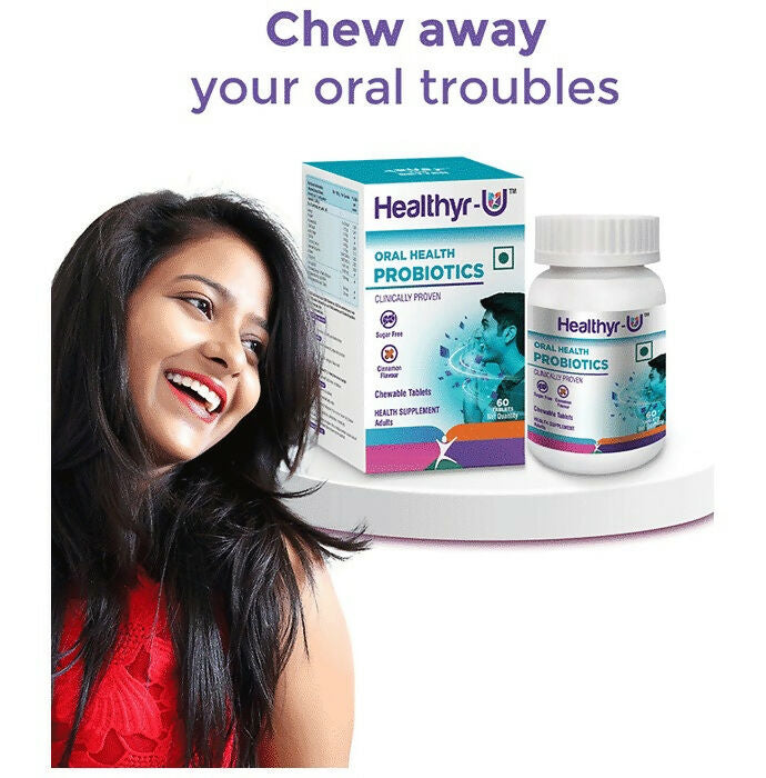 Healthyr-U Oral Health Probiotics Tablets - Swadesiicart
