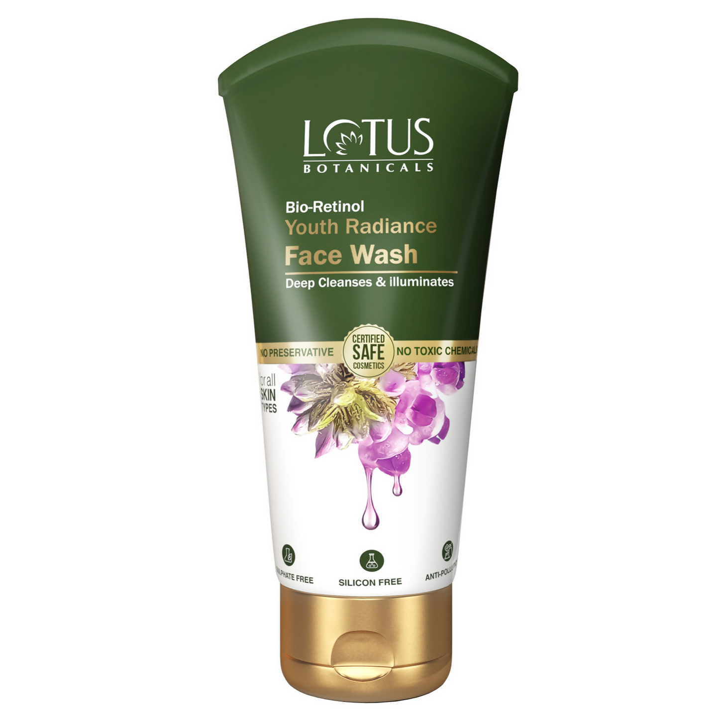 Lotus Botanicals Bio-retinol Youth Radiance Face Wash | Swadesiicart