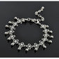 Mominos Fashion Kamal Johar Oxidised Silver Adjustable Anklets | Swadesiicart