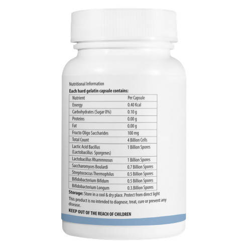 Vogue Wellness Biozip Pre & Probiotic Capsules - Swadesiicart