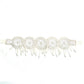 Mominos Fashion Johar Kamal Handicraft Off White/Golden Pearls Necklace with Earrings For Women - Swadesiicart