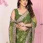 Ai Fashion Mehendi Georgette Rajwadi Bandhani Print Party Wear Saree