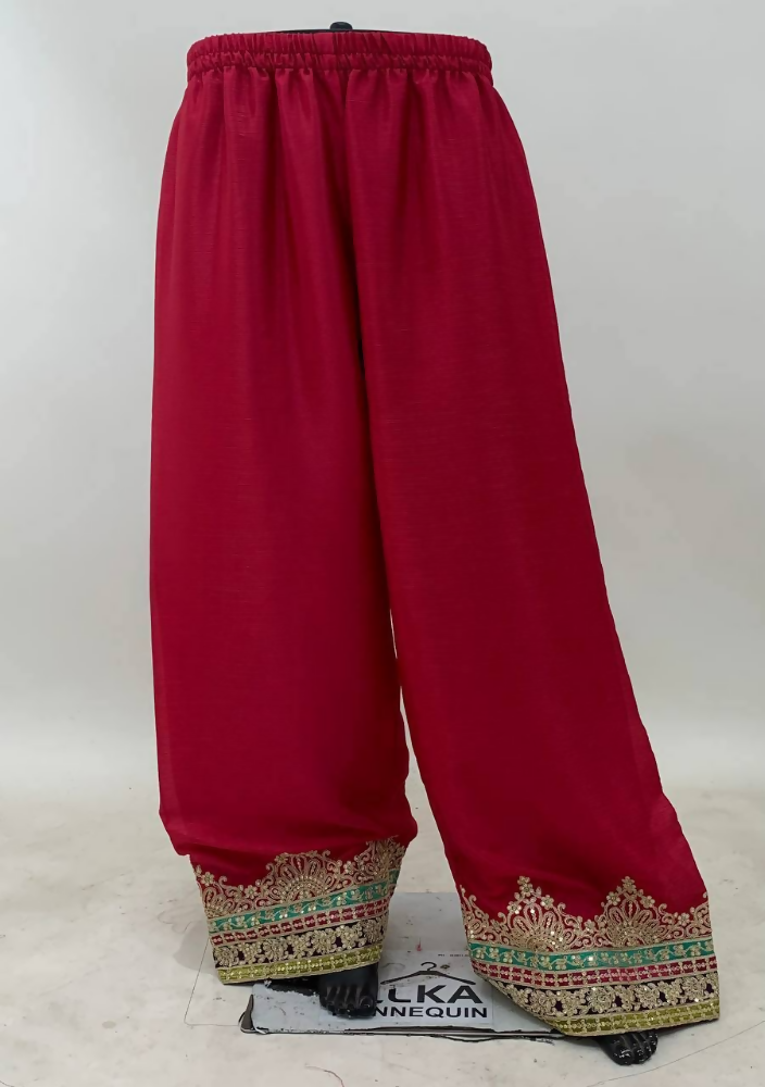 Lorenvalley Fashion Pink Chinon Embroidery With Sequince Work Salwar Kameez Stitched | Swadesiicart
