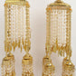 NVR Women's Pack Of 2 Gold-Polished & White Pearl Beaded Bridal Heavy Kaleera Sets - Swadesiicart