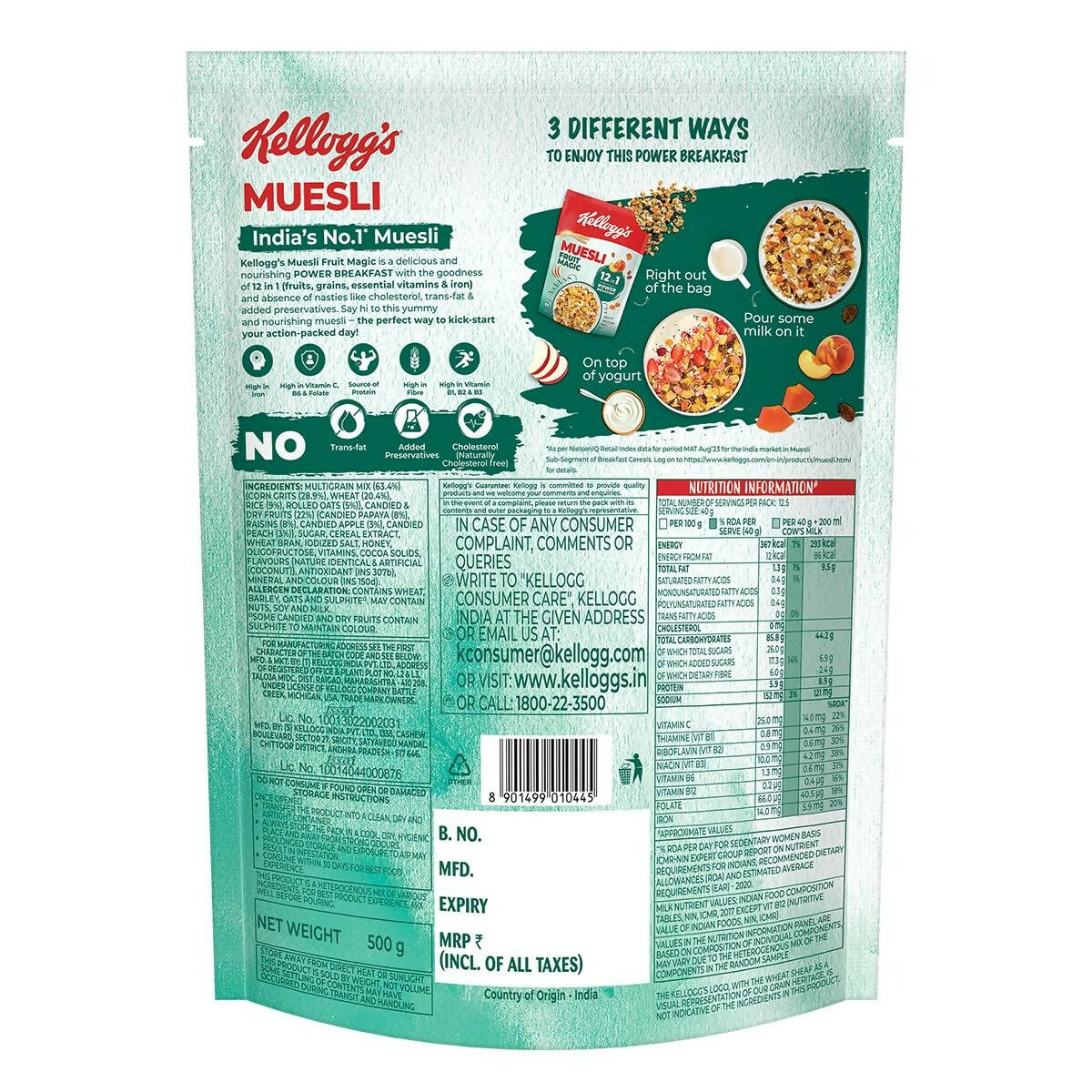 Kellogg's Muesli Fruit Magic - Swadesiicart