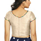 Aastha Fashion Women's Off White Art Silk Designer Party Wear Readymade Blouse