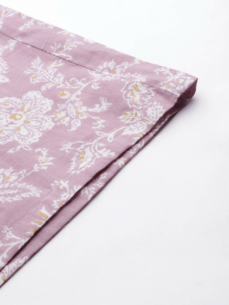 Ahalyaa Women's Traditional wear Jumpsuit - Lavender | Swadesiicart