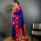 Joban Fashion Maroon Butti Banarasi Silk Sarees | Swadesiicart