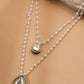 Beaded Chain with Kundan Drop necklace ru raang - Ruby Raang | Swadesiicart