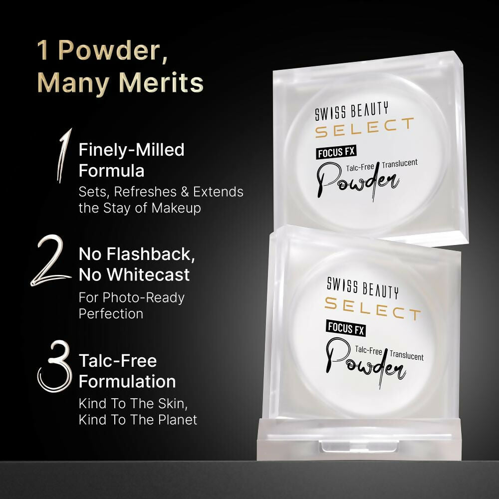 Swiss Beauty Select Focus Fx Translucent Powder | Swadesiicart