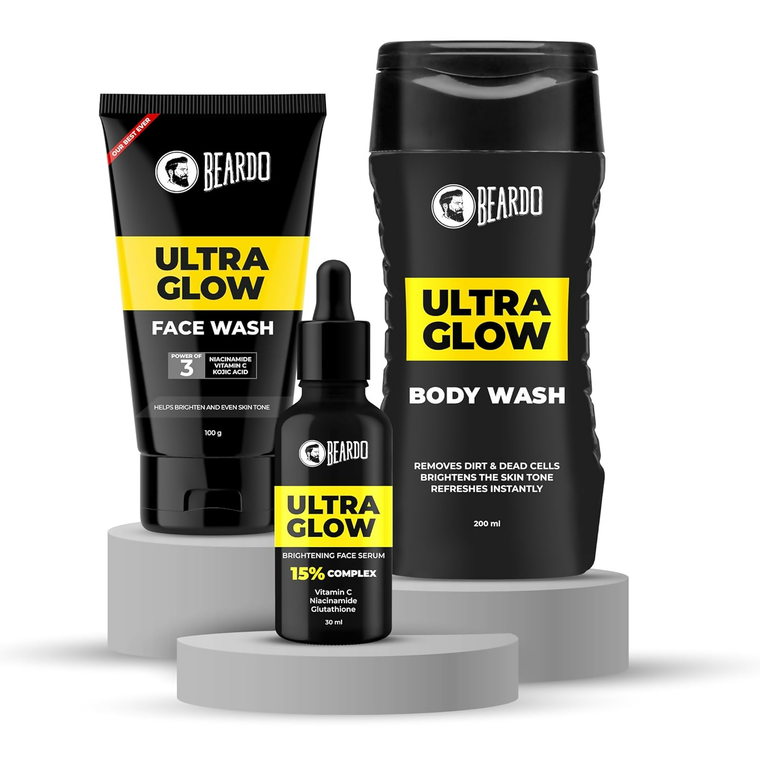 Beardo Alpha Glow Up Kit For Men - Swadesiicart
