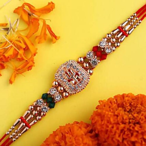 Holy Shiva Rakhi and Kaju Katli Box | Swadesiicart