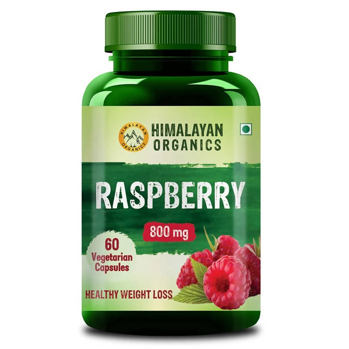 Himalayan Organics Raspberry 800 mg Vegetarian Capsules | Swadesiicart