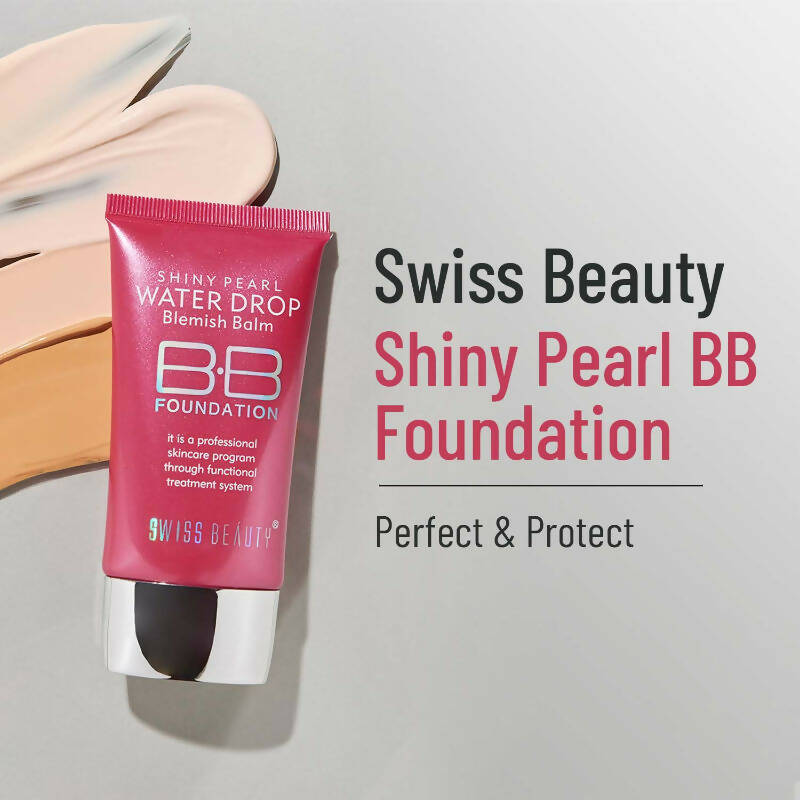 Swiss Beauty Shiny Pearl Water Drop Blemish Balm BB Foundation - 05 | Swadesiicart