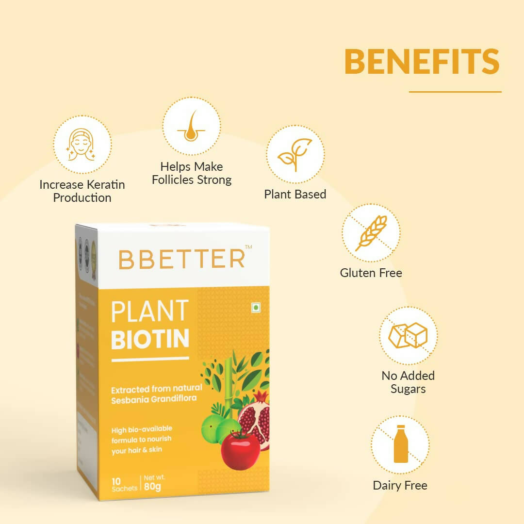 BBETTER Plant Biotin Powder - Swadesiicart