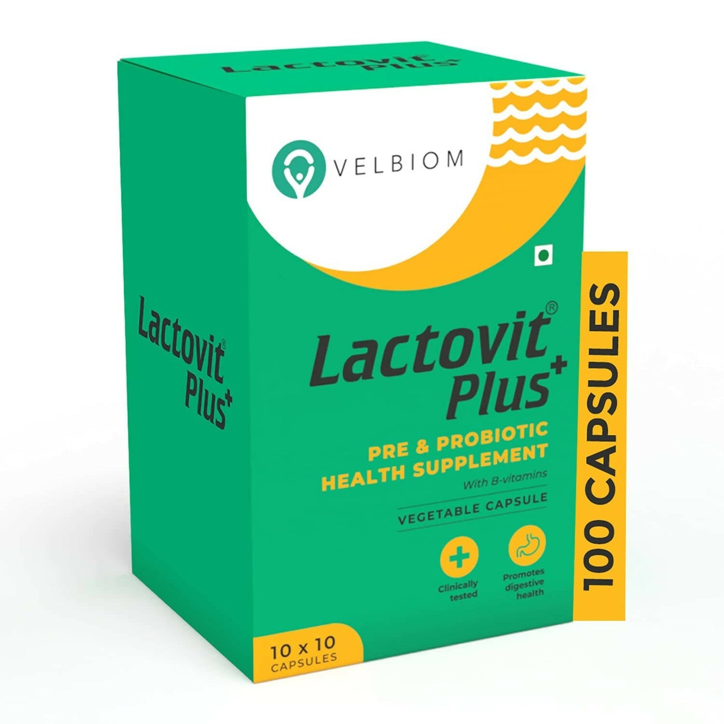 Velbiom Lactovit Plus Probiotics For Men | Swadesiicart