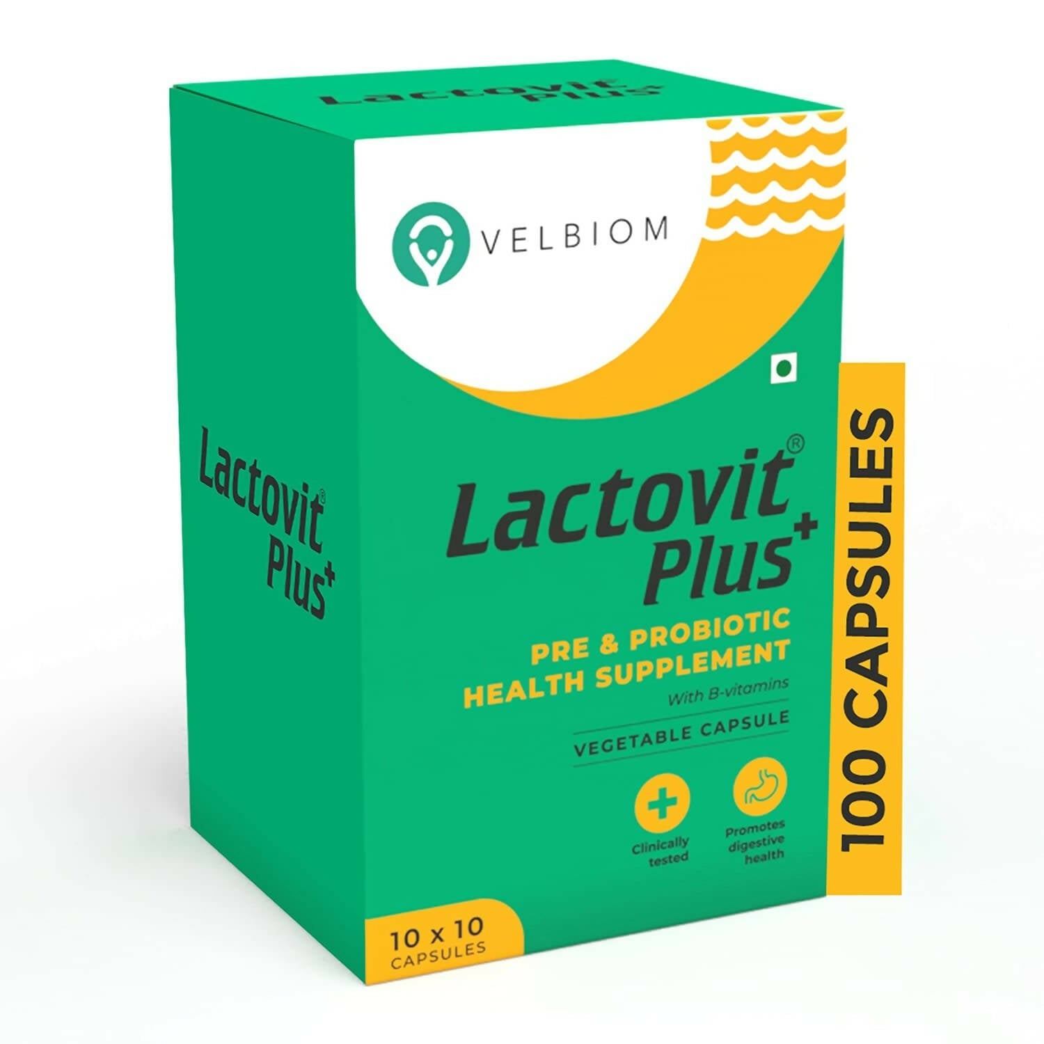 Velbiom Lactovit Plus Probiotics For Men | Swadesiicart
