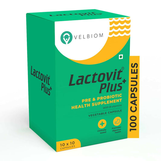 Velbiom Lactovit Plus Probiotics For Men | Swadesiicart
