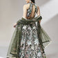 House of Panchhi Olive Net Sequinse Work Lehenga & Blouse with Dupatta | Swadesiicart
