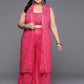 Ahalyaa Women's Traditional wear Co-ords - Pink - Swadesiicart