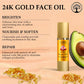 Ivory Natural 24K Gold Face Polish Oil For Luxurious Exfoliating And Rejuvenating Skincare | Swadesiicart