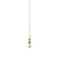 Ruby Raang Green Meenakari Kundan Maang Tikka | Swadesiicart