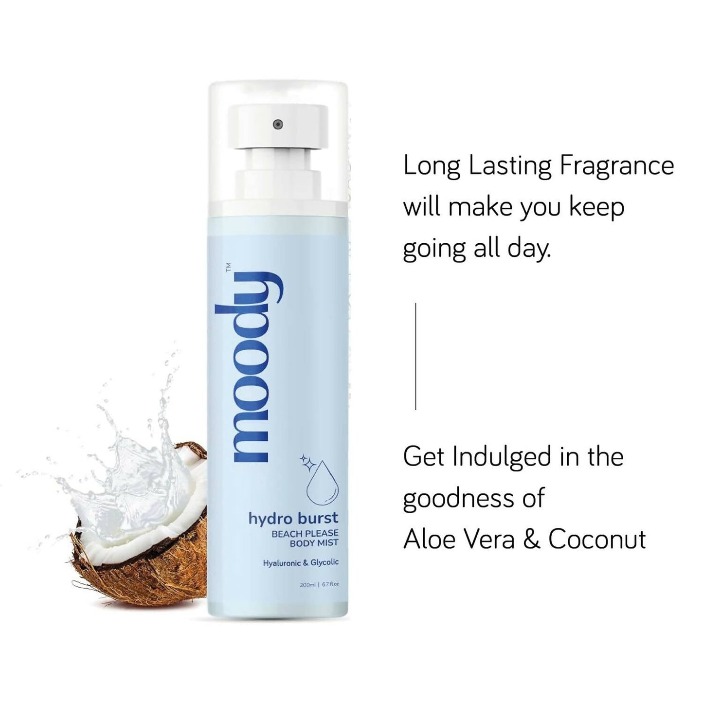 Moody Hydro Burst Beach Please Body Mist - Swadesiicart