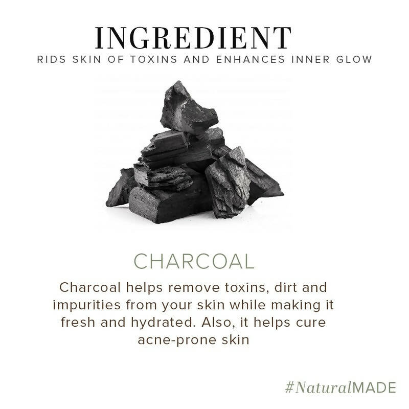 Khadi Natural Activated Bamboo Charcoal Face Wash - Swadesiicart