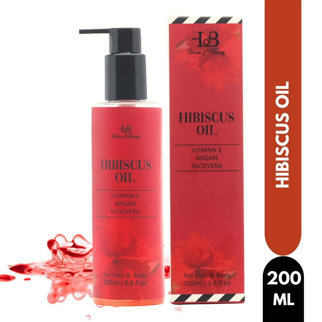 House of Beauty Hibiscus Oil - Swadesiicart