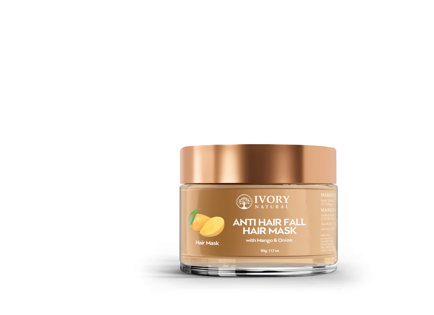 Ivory Natural Hair Fall Hair Mask - Loss Of Hair Control For Both Men & Women | Swadesiicart